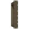  2 db U alakú natúr acél dohányzóasztal láb 50x(30-31) cm