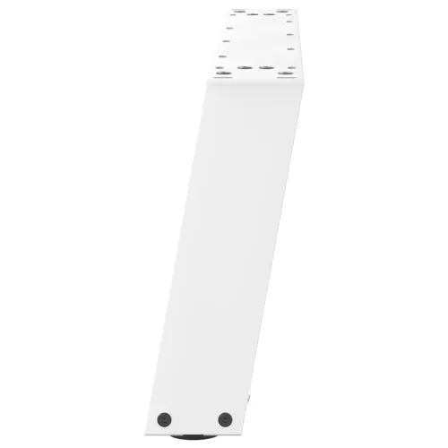  2 db U alakú dohányzóasztal láb fehér 60 x (30-31) cm acél