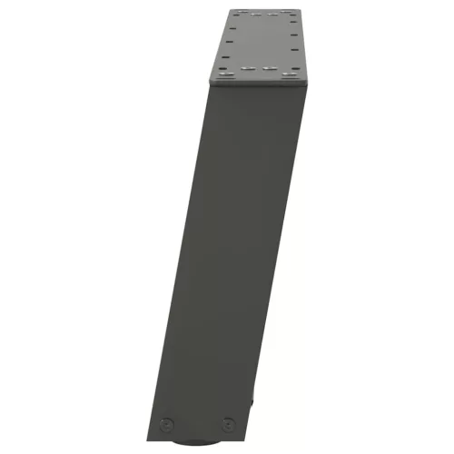  2 db antracitszürke, U alakú acél dohányzóasztal láb 60 x (30-31) cm