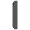  2 db antracitszürke, U alakú acél dohányzóasztal láb 60 x (30-31) cm