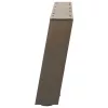  2 db U alakú dohányzóasztal láb natúr acélból 60x(30-31) cm
