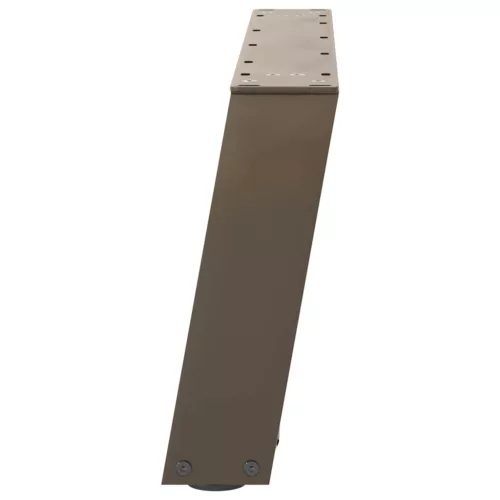  2 db U alakú dohányzóasztal láb natúr acélból 60x(30-31) cm