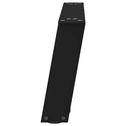  2 db U alakú dohányzóasztal láb fekete 70 x (30-31) cm acél dohányzóasztal láb