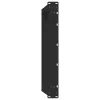  2 db U alakú dohányzóasztal láb fekete 70 x (30-31) cm acél dohányzóasztal láb