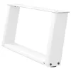 2 db U alakú fehér dohányzóasztal láb 70 x (30-31) cm acél