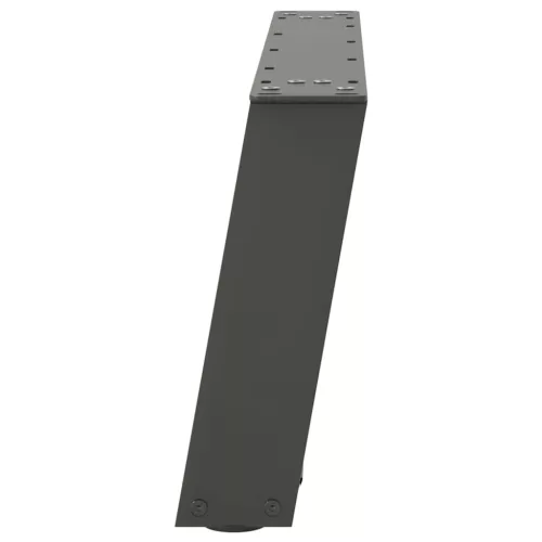  2 db antracitszürke, U alakú acél dohányzóasztal láb 70 x (30-31) cm