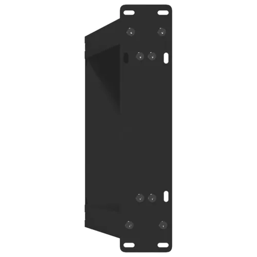  2 db U alakú dohányzóasztal láb fekete 28 x (42-43) cm acél dohányzóasztal láb