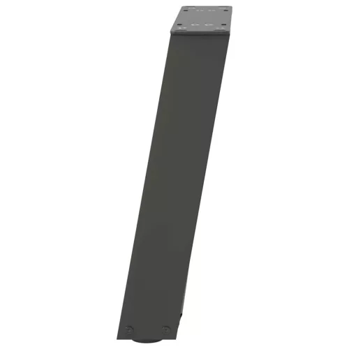  2 db antracitszürke U-alakú dohányzóasztal láb 28x(42-43) cm acél