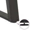  2 db antracitszürke U-alakú dohányzóasztal láb 28x(42-43) cm acél