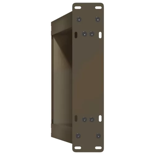  2 db U alakú natúr acél dohányzóasztal láb 28 x (42-43) cm