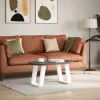  2 db U alakú fehér dohányzóasztal láb 38x(42-43) cm acél