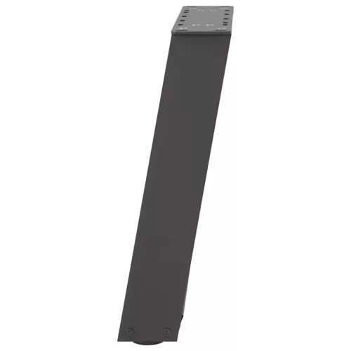  2 db antracitszürke U-alakú acél dohányzóasztal láb 38x(42-43) cm