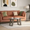  2 db U alakú natúr acél dohányzóasztal láb 38x(42-43) cm
