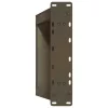  2 db U alakú natúr acél dohányzóasztal láb 38x(42-43) cm