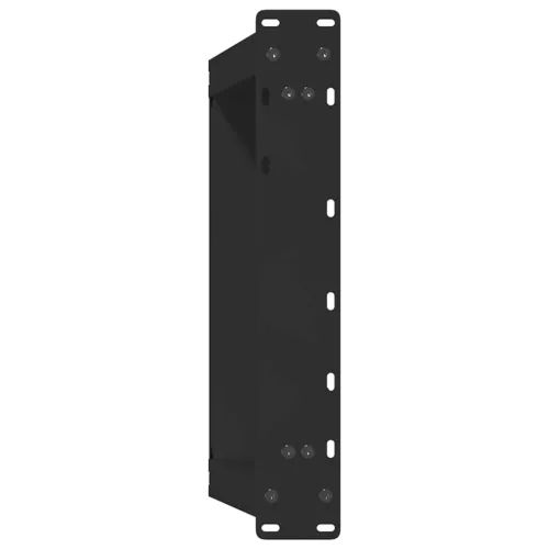 2 db U alakú dohányzóasztal láb fekete 50 x (42-43) cm acél dohányzóasztal láb
