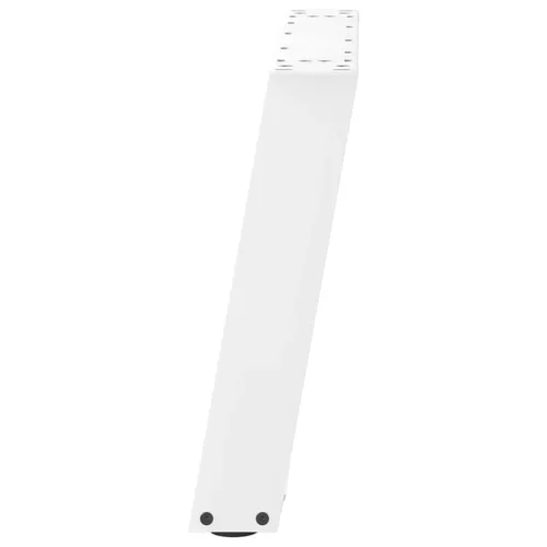  2 db U alakú dohányzóasztal láb fehér 50 x (42-43) cm acél dohányzóasztalhoz