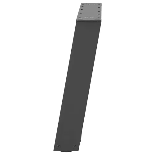  2 db antracitszürke, U alakú acél dohányzóasztal láb 50 x (42-43) cm