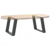  2 db antracitszürke, U alakú acél dohányzóasztal láb 50 x (42-43) cm