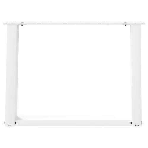  2 db U alakú dohányzóasztal láb fehér 60 x (42-43) cm acél dohányzóasztal láb