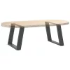  2 db antracitszürke, U alakú acél dohányzóasztal láb 60 x (42-43) cm