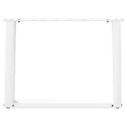  2 db U alakú dohányzóasztal láb fehér 70 x (42-43) cm acél