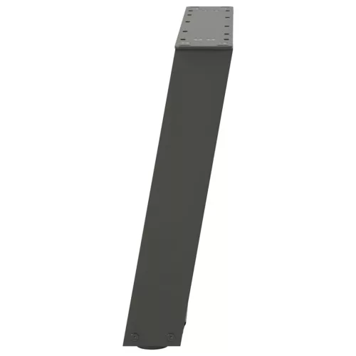  2 db antracitszürke, U alakú dohányzóasztal láb 70 x (42-43) cm acél
