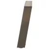  2 db U alakú natúr acél dohányzóasztal láb 70 x (42-43) cm