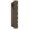  2 db U alakú natúr acél dohányzóasztal láb 70 x (42-43) cm