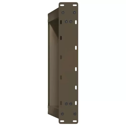  2 db U alakú natúr acél dohányzóasztal láb 70 x (42-43) cm