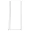  2 db fehér U alakú konzolasztal láb 28 x (72-73) cm acél
