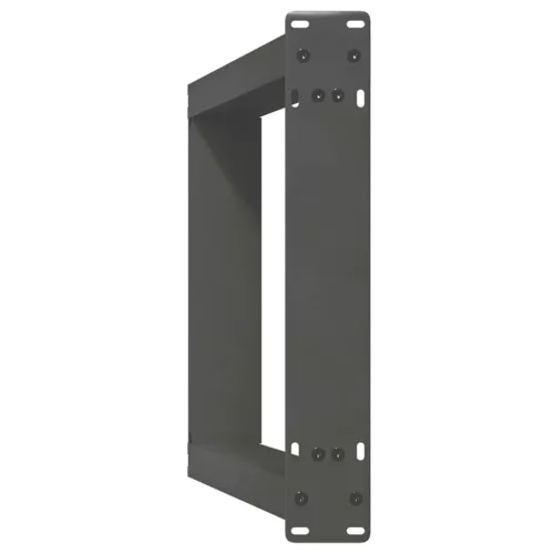  2 db antracitszürke U-alakú acél konzolasztal láb 28x(72-73) cm