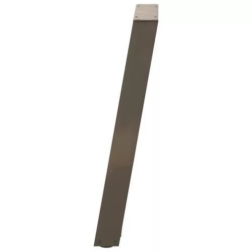  2 db U alakú natúr acél konzolasztal láb 28 x (72-73) cm