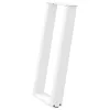  2 db fehér, U alakú acél konzolasztal láb 38x(72-73) cm
