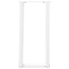  2 db fehér, U alakú acél konzolasztal láb 38x(72-73) cm