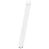  2 db fehér, U alakú acél konzolasztal láb 38x(72-73) cm