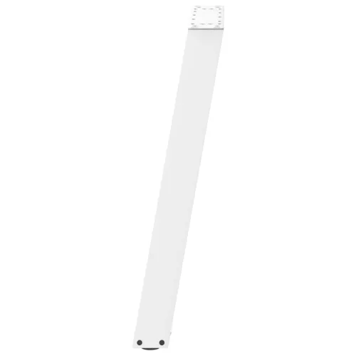  2 db fehér, U alakú acél konzolasztal láb 38x(72-73) cm