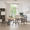  2 db antracitszürke U-alakú acél konzolasztal láb 38x(72-73) cm