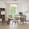  2 db U alakú natúr acél konzolasztal láb 38x(72-73) cm