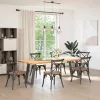  2 db antracitszürke, U alakú acél étkezőasztal láb 50 x (72-73) cm