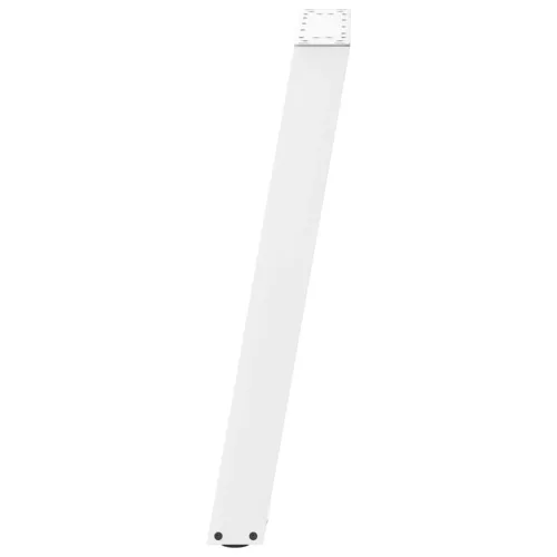  2 db U alakú étkezőasztal láb fehér 60 x (72-73) cm acél étkezőasztal láb
