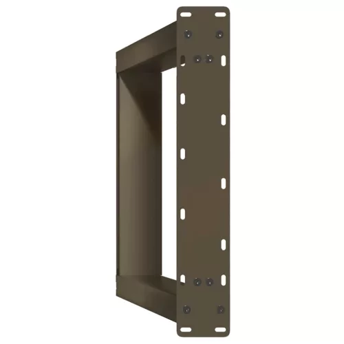  2 db U alakú étkezőasztal láb natúr acélból 60 x (72-73) cm