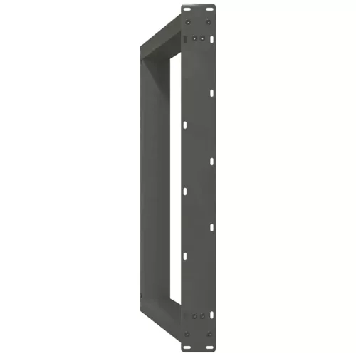  2 db antracitszürke, U alakú étkezőasztal láb 70 x (72-73) cm acél