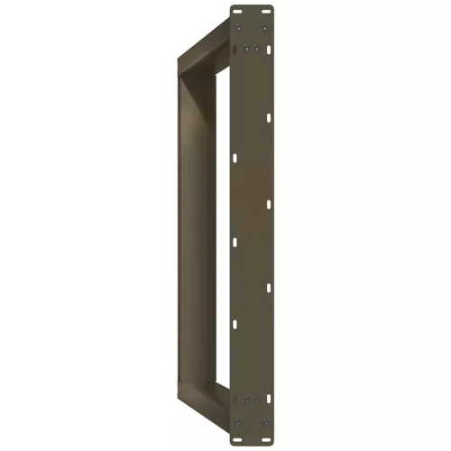  2 db U alakú étkezőasztal láb natúr acélból 70 x (72-73) cm