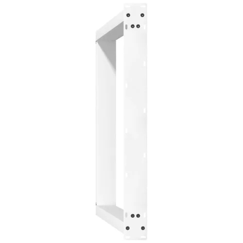  2 db U alakú étkezőasztal láb fehér 80 x (72-73) cm acél étkezőasztal láb