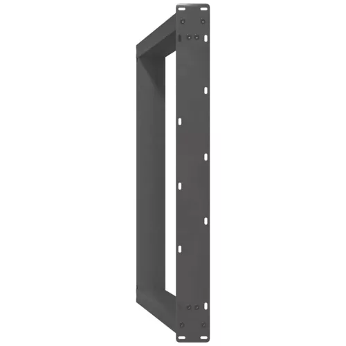  2 db antracitszürke, U alakú acél étkezőasztal láb 80 x (72-73) cm