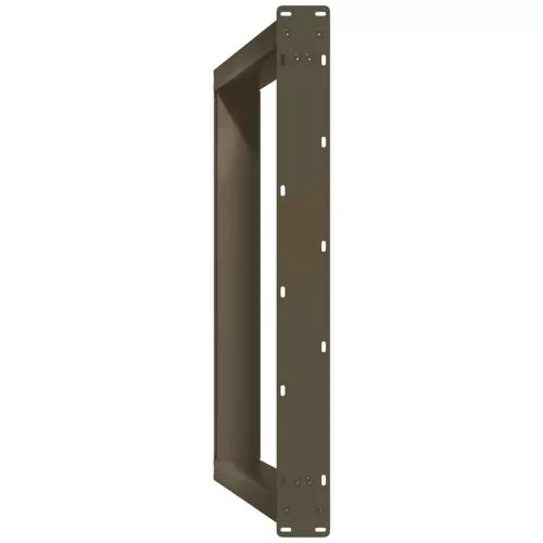  2 db U alakú étkezőasztal láb natúr acél 80x(72-73) cm