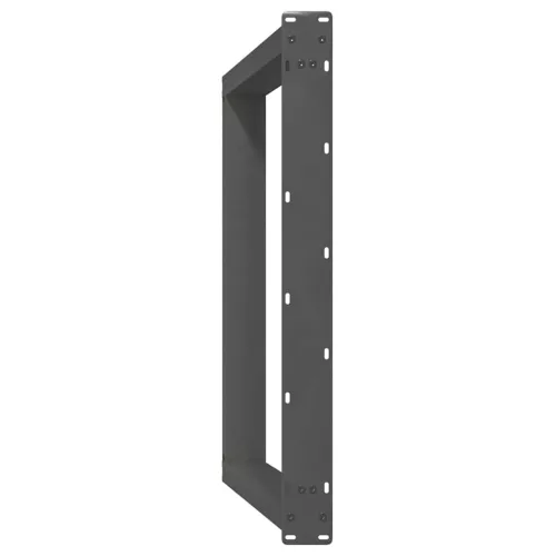  2 db antracitszürke, U alakú acél étkezőasztal láb 90 x (72-73) cm