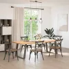  2 db antracitszürke, U alakú étkezőasztal láb 100 x (72-73) cm acél