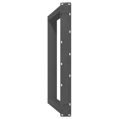  2 db antracitszürke, U alakú étkezőasztal láb 100 x (72-73) cm acél