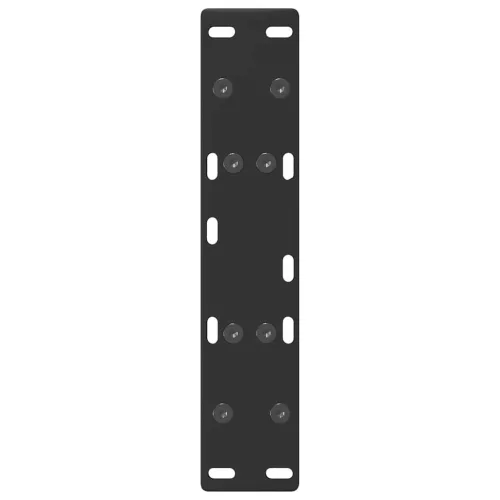 2 db A-alakú fekete dohányzóasztal láb 30 x (30-31) cm acél